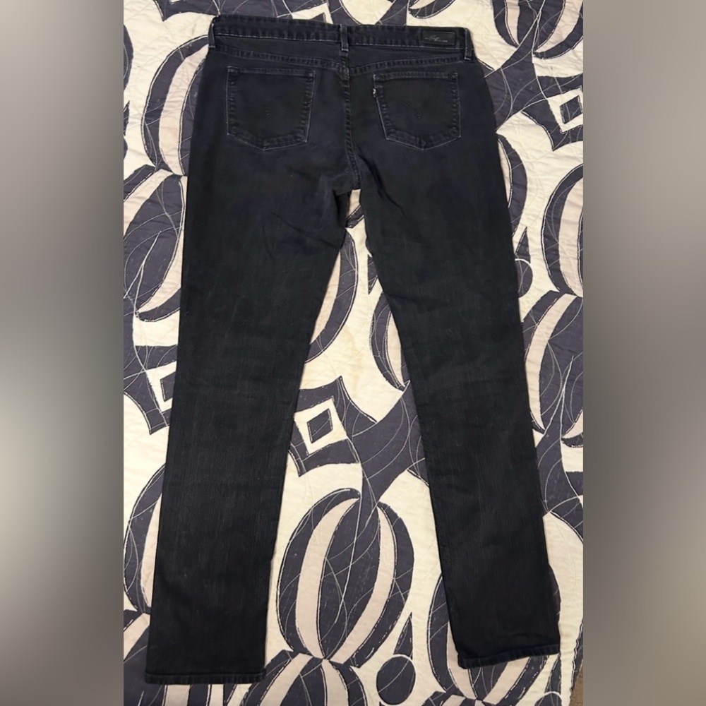 LEVI’S Straight Leg Jeans Black 31 x 32 - Picture 2 of 6